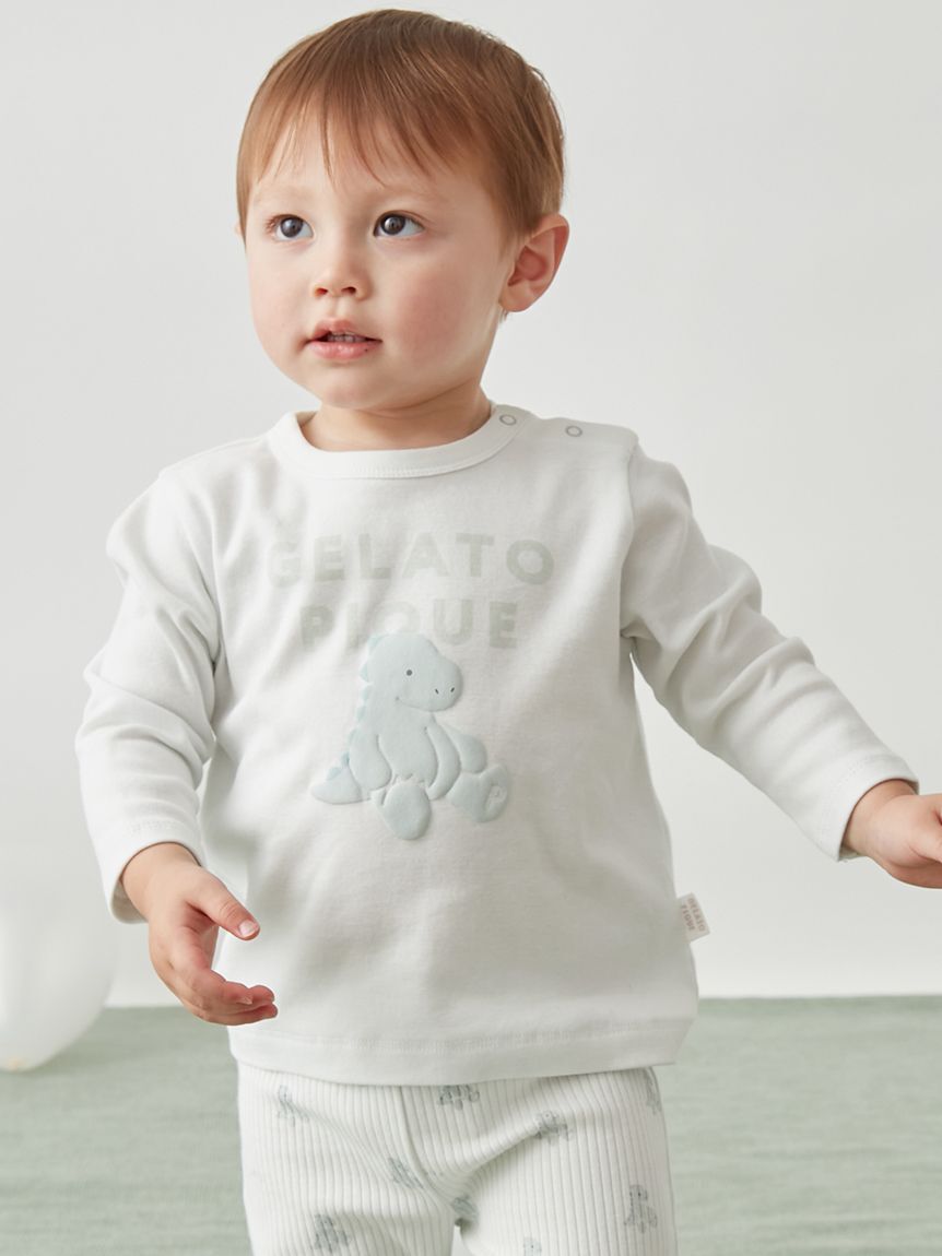 GELATO PIQUE KIDS & BABY「【BABY】ぬいぐるみワンポイントロンT」|その他ベビーウェア|