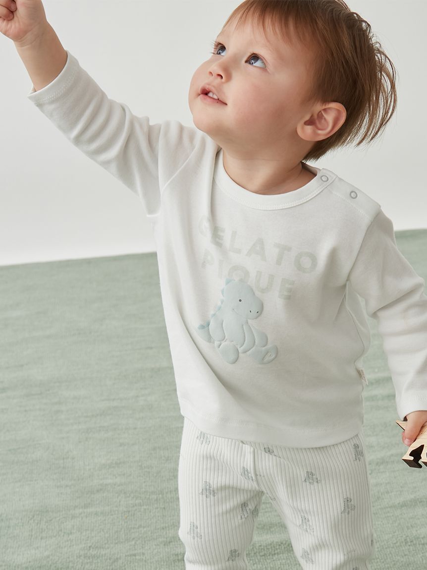 GELATO PIQUE KIDS & BABY「【BABY】ぬいぐるみワンポイントロンT」|その他ベビーウェア|MNT