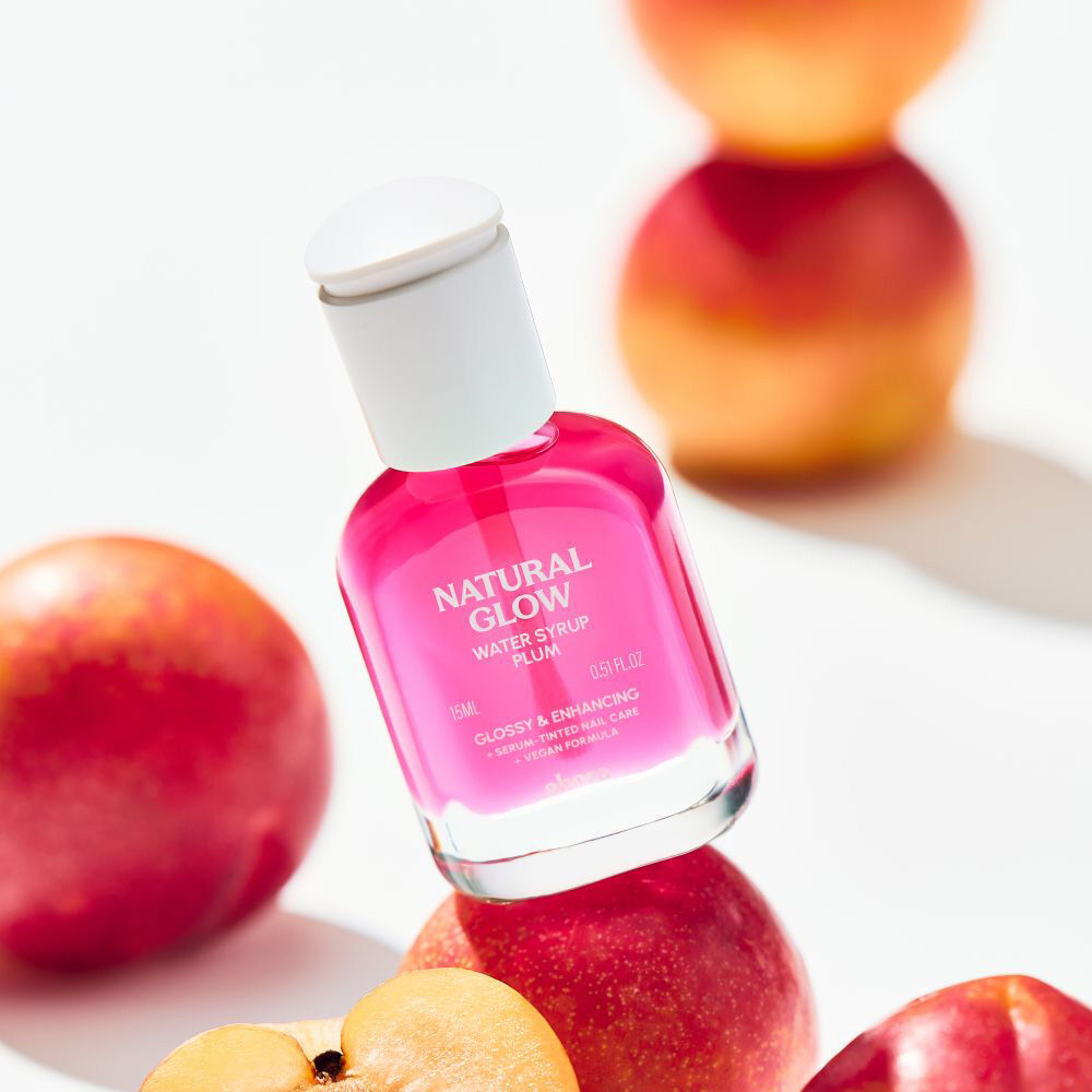  「ohora Natural Glowマルチネイル強化剤 PC-NS-009-J-OF WaterSyrup Plum (15mL)」|ネイルケア|