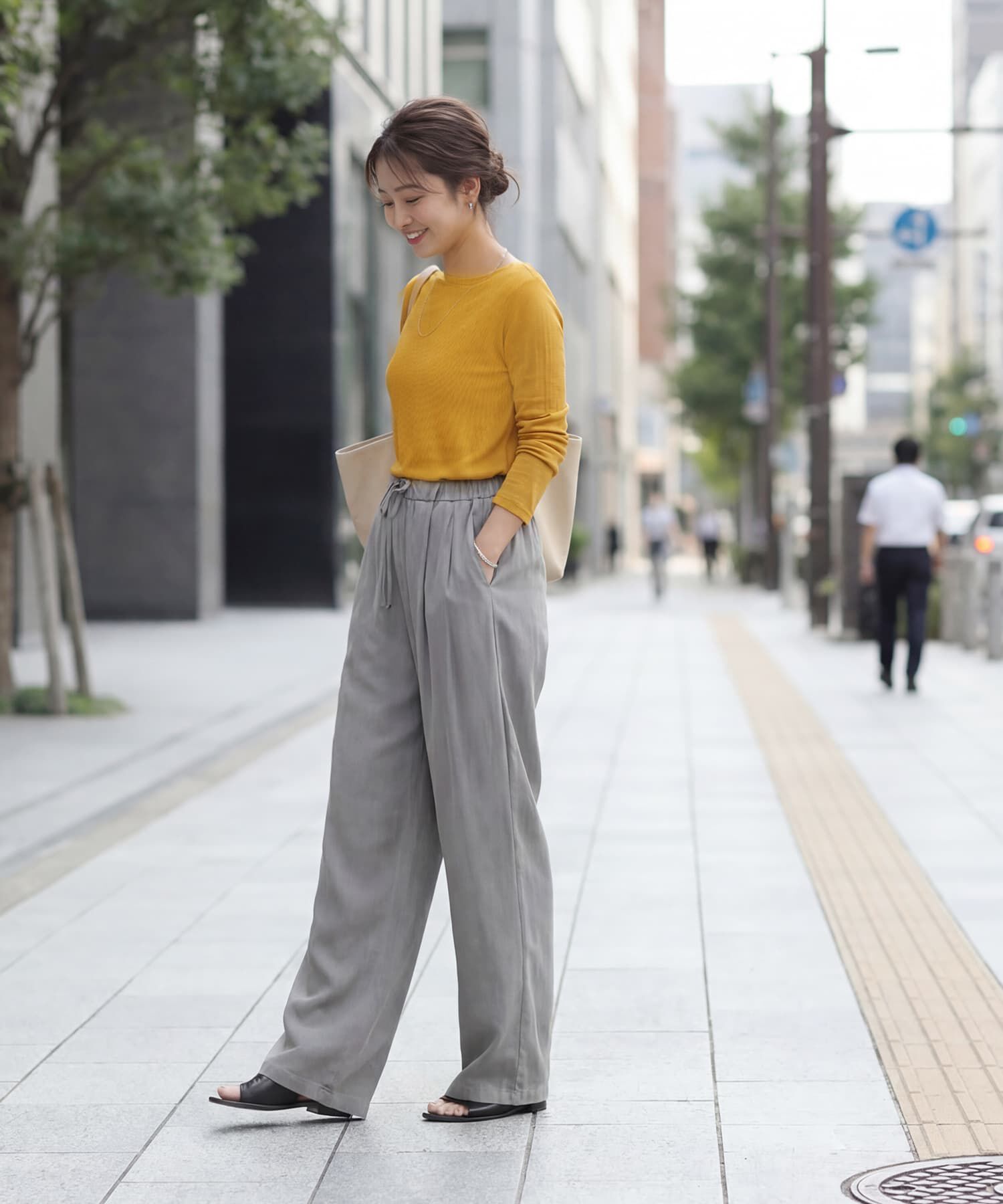 STYLE DELI「やわらかボートネックカットソートップス」|Tシャツ・カットソー|