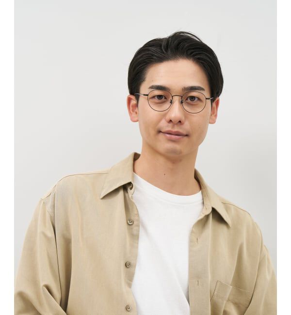  「ボストン型 メガネ｜中顔面短縮みえメガネ メタルフレーム 伊達 Zoff｜FASHION METAL レンズ交換券付」|メガネ|