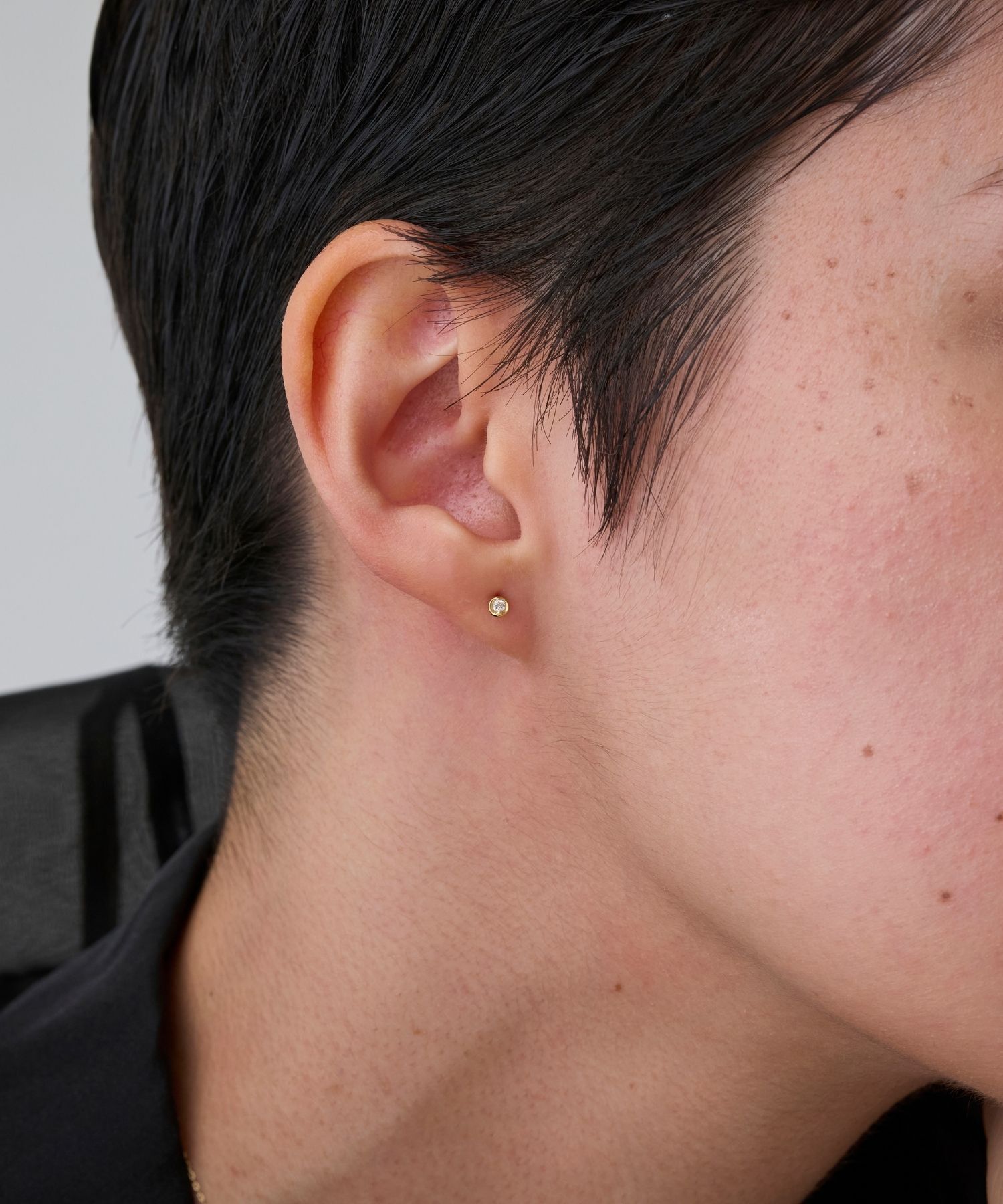 JUPITER「【K18】ベーシックダイヤモンドピアス/金属アレルギー対応」|ピアス|