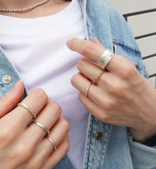 agete「K10ダイヤモンドリング（0.01ct）」|リング|