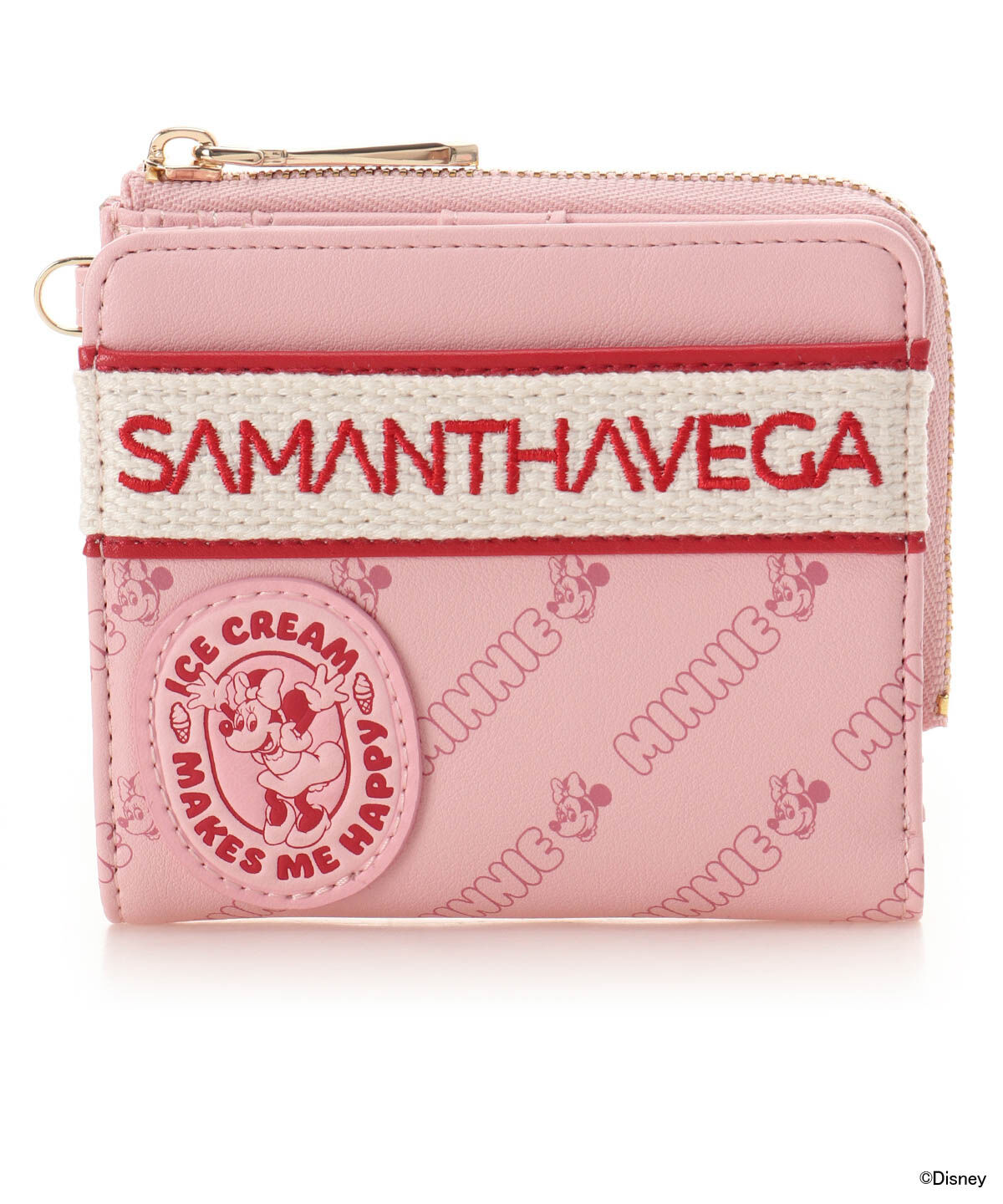Samantha Vega「「ミッキーマウス＆フレンズ」折財布（ミニーマウス）」|財布|