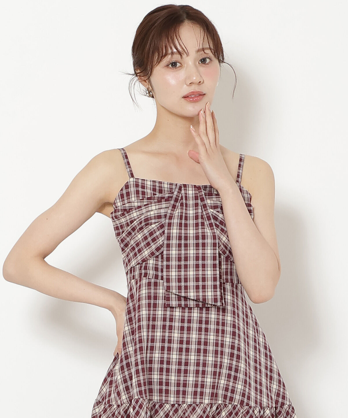 WILLSELECTION「リボンティアードキャミワンピース」|ワンピース|