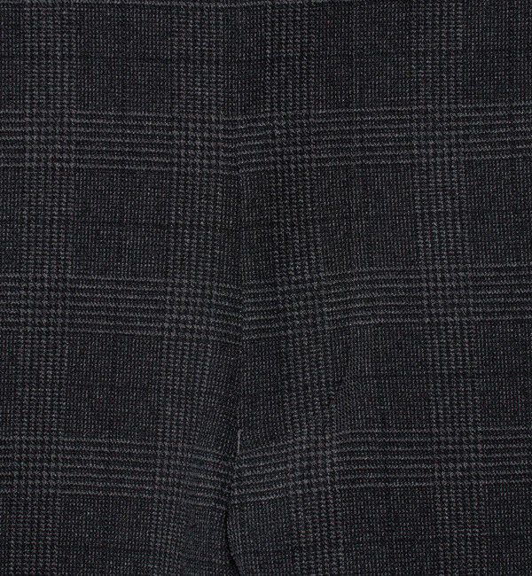 UNITED ARROWS「グレンプレイド ノープリーツ テーパードパンツ UA COZY ウォッシャブル 2WAYストレッチ」|スラックス|