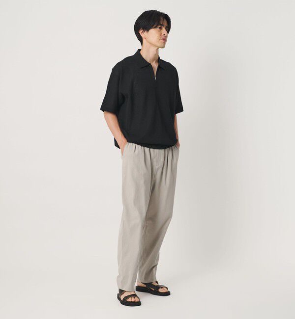 BEAUTY&YOUTH UNITED ARROWS「フラックス オックス バルーン イージー パンツ NO.9 ヨコストレッチ 吸水速乾 透け防止」|チノ|
