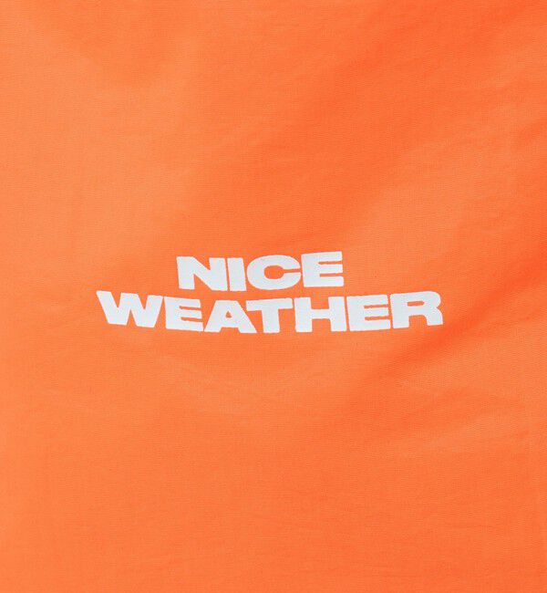NICE WEATHER「＜NICE WEATHER＞ナイロン ミニマーケットバッグ」|エコバッグ|