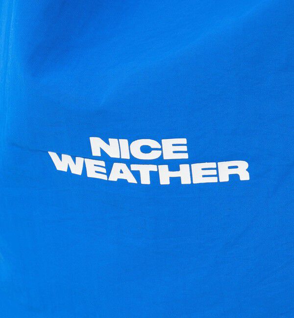 NICE WEATHER「＜NICE WEATHER＞ナイロン ミニマーケットバッグ」|エコバッグ|