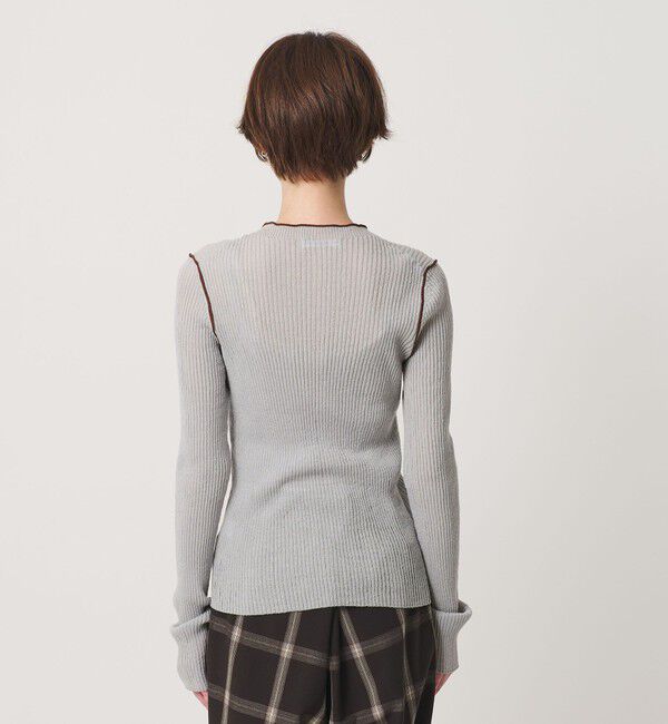 BEAUTY&YOUTH UNITED ARROWS「リブ トリミング カーディガン ウォッシャブル」|カーディガン|
