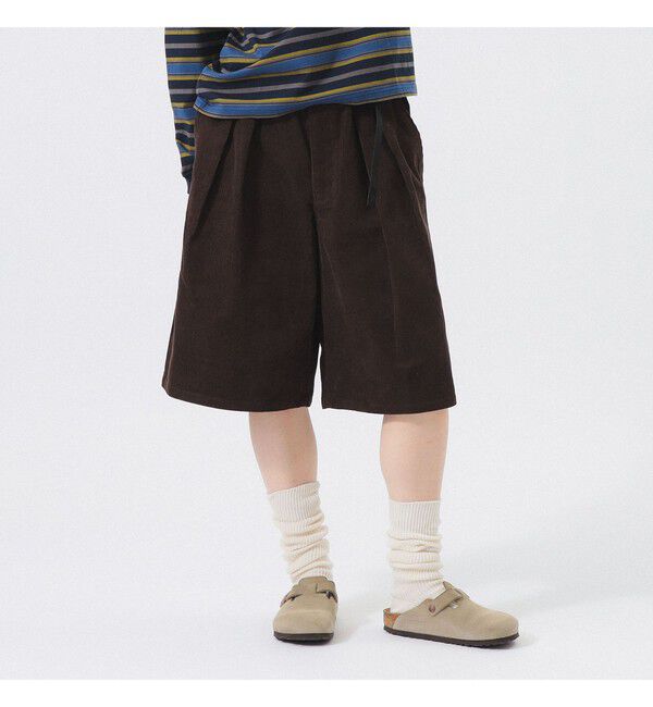 BEAMSBOY「【別注】Gramicci / コーデュロイ ワイド ショートパンツ」|その他|