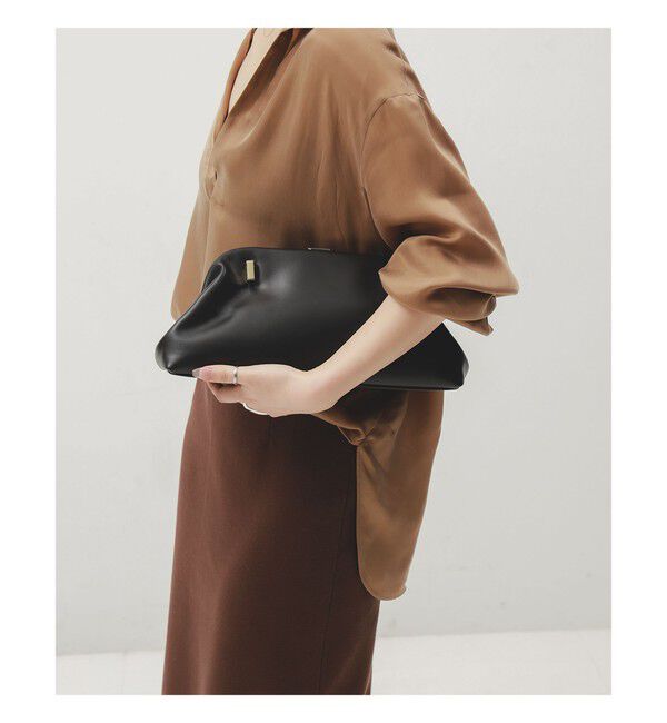 Demi-Luxe BEAMS 「PUNTI. / ECLAIR ワンショルダー ハンドバッグ M」|トートバッグ|BLACK