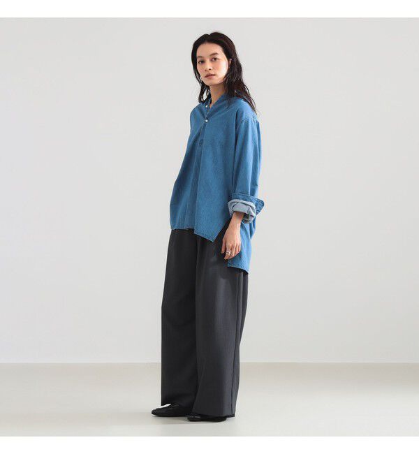Demi-Luxe BEAMS 「TICCA / デニム チュニック」|シャツ・ブラウス|