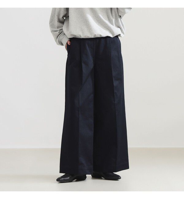 Demi-Luxe BEAMS 「2タック チノパンツ」|チノ|NAVY