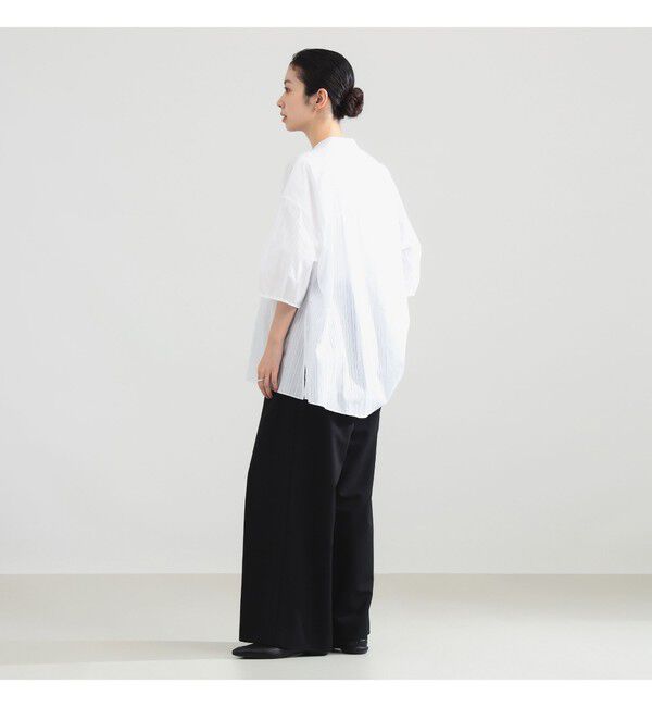 Demi-Luxe BEAMS 「フェミニン ハーフスリーブ ボリューム シャツ」|シャツ・ブラウス|