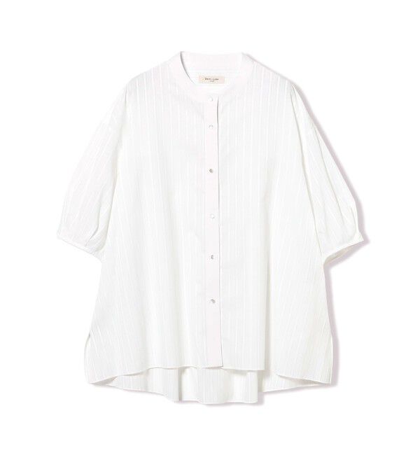 Demi-Luxe BEAMS 「フェミニン ハーフスリーブ ボリューム シャツ」|シャツ・ブラウス|