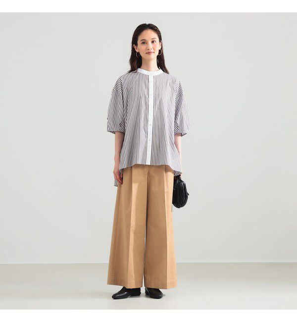 Demi-Luxe BEAMS 「フェミニン ハーフスリーブ ボリューム シャツ」|シャツ・ブラウス|