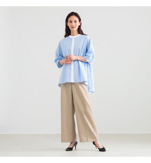 Demi-Luxe BEAMS 「フェミニン ハーフスリーブ ボリューム シャツ」|シャツ・ブラウス|