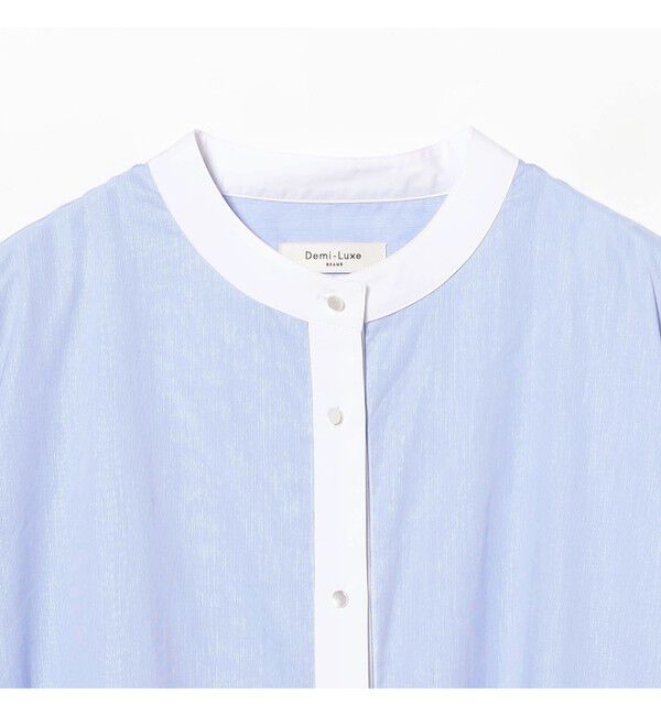 Demi-Luxe BEAMS 「フェミニン ハーフスリーブ ボリューム シャツ」|シャツ・ブラウス|