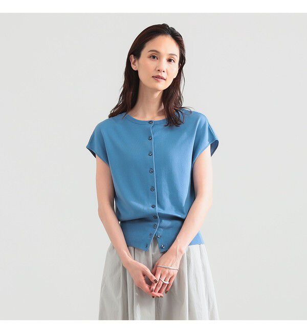Demi-Luxe BEAMS 「2WAY 天竺 フレンチスリーブ プルオーバー」|ニット・セーター|