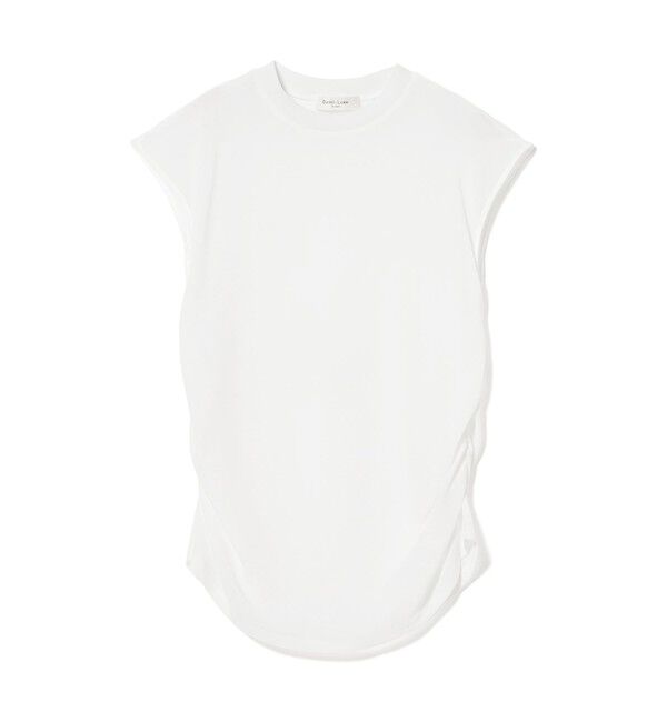 Demi-Luxe BEAMS 「トリアセ サイドギャザー ブラウス」|Tシャツ・カットソー|