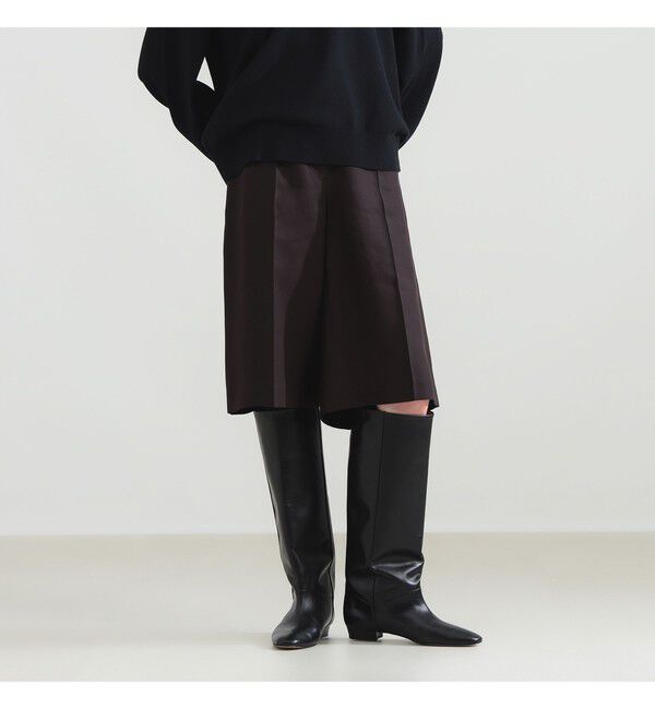 Demi-Luxe BEAMS 「クリース オーバー ショートパンツ」|チノ|