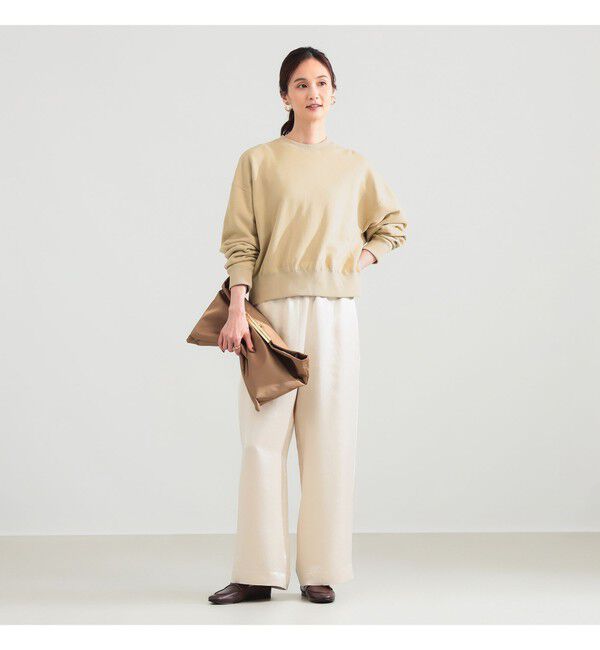 Demi-Luxe BEAMS 「アセテート バックサテン パンツ」|チノ|