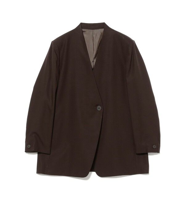 Demi-Luxe BEAMS 「ラペルレス オーバー ジャケット」|ダッフルコート|