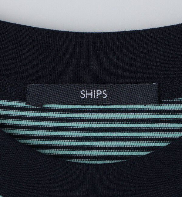 SHIPS「SHIPS:〈消臭〉Deo-Papi(R) ボーダー ショートスリーブ Tシャツ」|Tシャツ・カットソー|