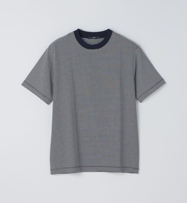 SHIPS「SHIPS:〈消臭〉Deo-Papi(R) ボーダー ショートスリーブ Tシャツ」|Tシャツ・カットソー|