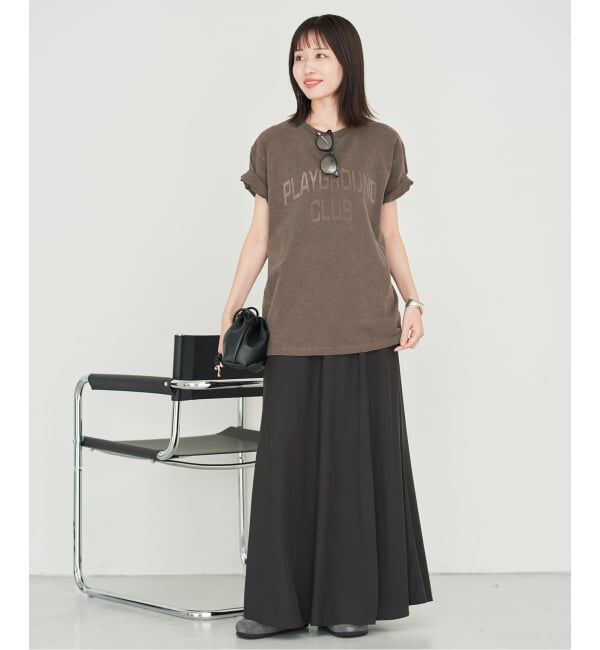 SLOBE IENA「スラブピグメントロゴTEE」|Tシャツ・カットソー|