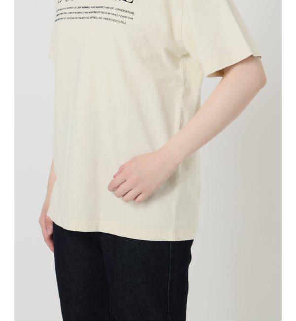 SLOBE IENA「スラブピグメントロゴTEE」|Tシャツ・カットソー|