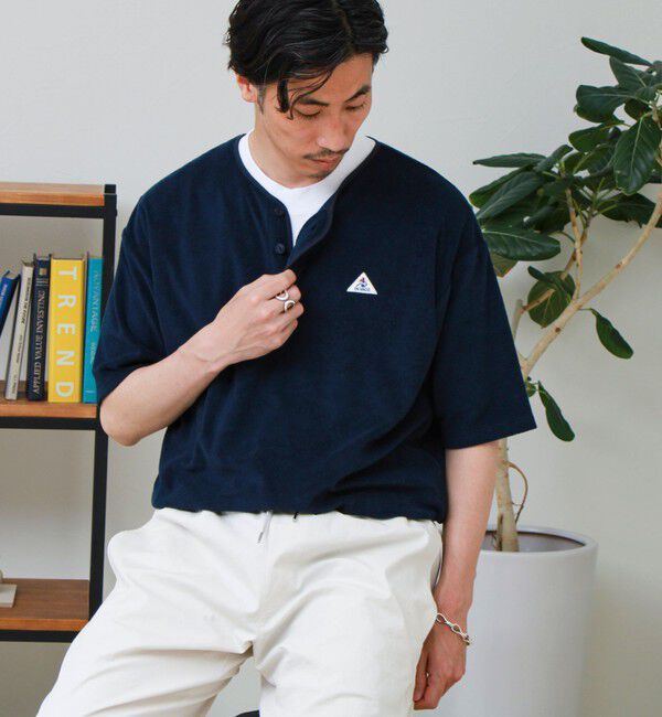 GLOSTER「【GEVACO/ゲバコ】パイルヘンリーネックＴシャツ」|Tシャツ・カットソー|