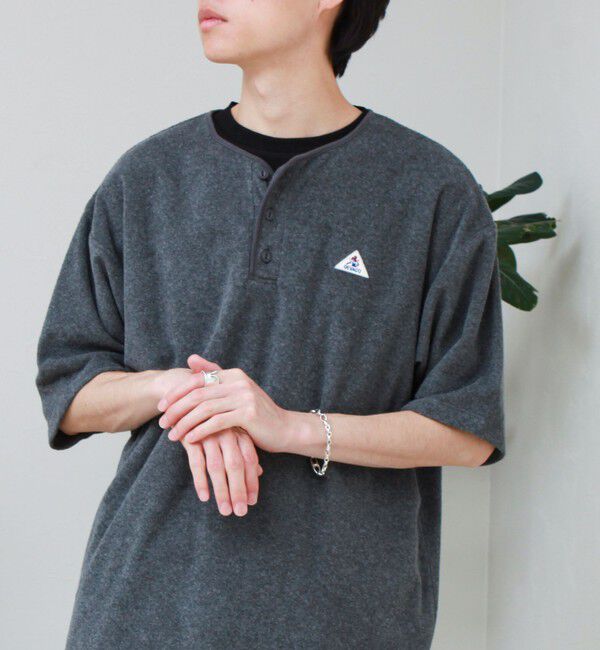 GLOSTER「【GEVACO/ゲバコ】パイルヘンリーネックＴシャツ」|Tシャツ・カットソー|