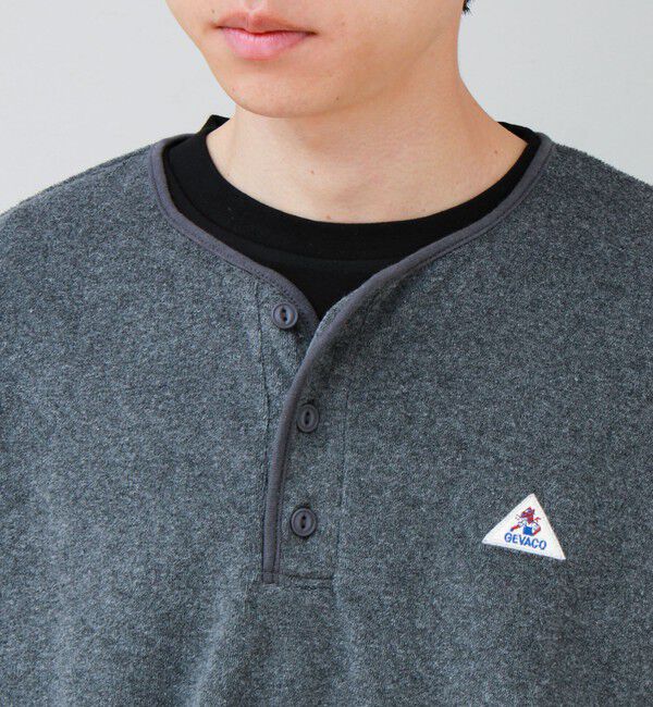 GLOSTER「【GEVACO/ゲバコ】パイルヘンリーネックＴシャツ」|Tシャツ・カットソー|