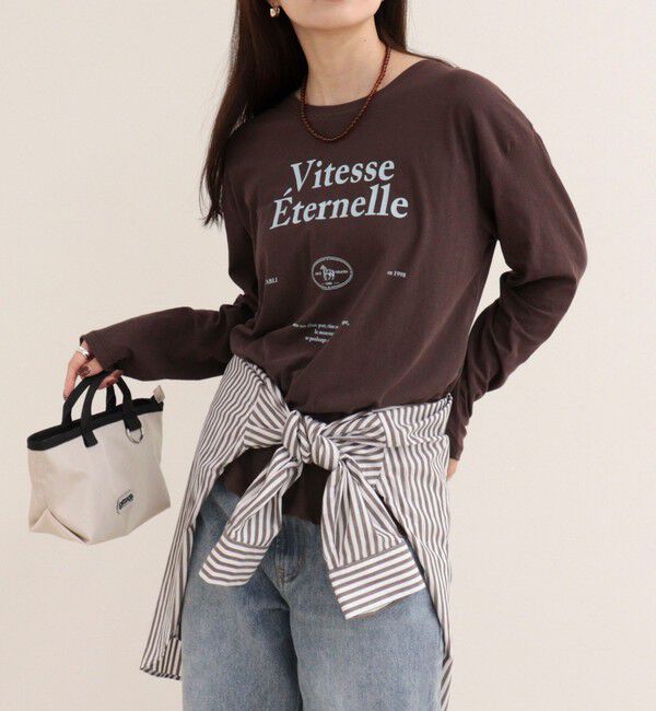 fredy emue「ロゴロンTシャツ」|Tシャツ・カットソー|ブラウン