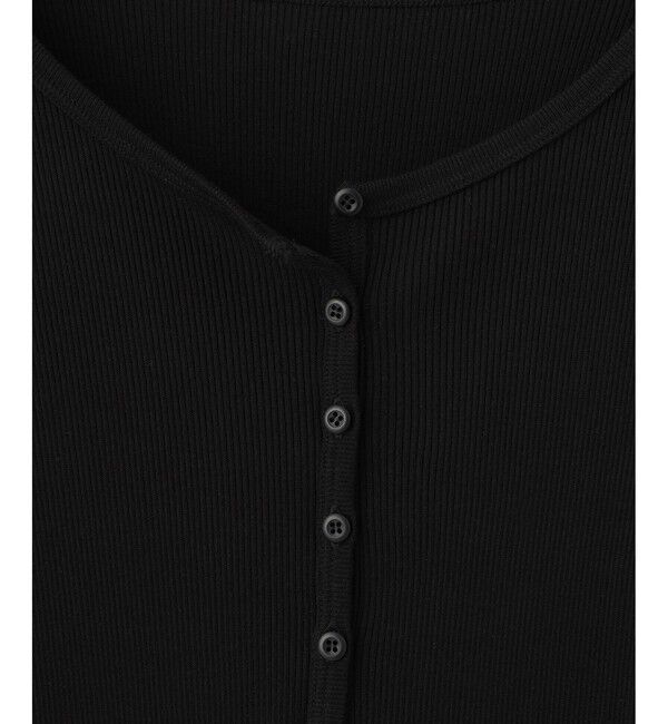 ADAM ET ROPE'「ハーフスリーブリブTシャツ」|Tシャツ・カットソー|