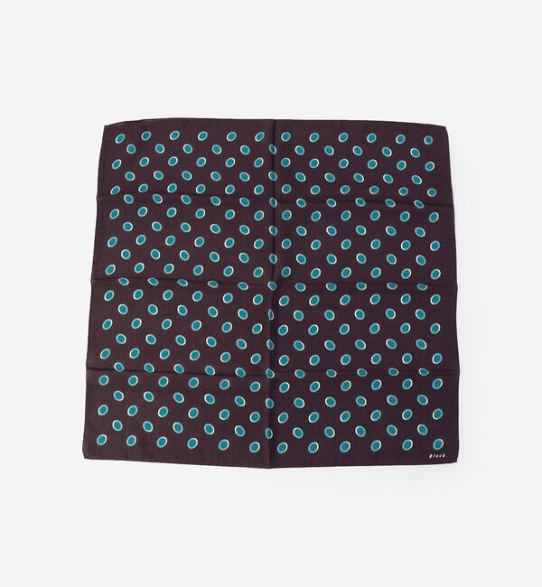  「Bleck | シルククレープ スカーフ UNISEX」|バンダナ・スカーフ|