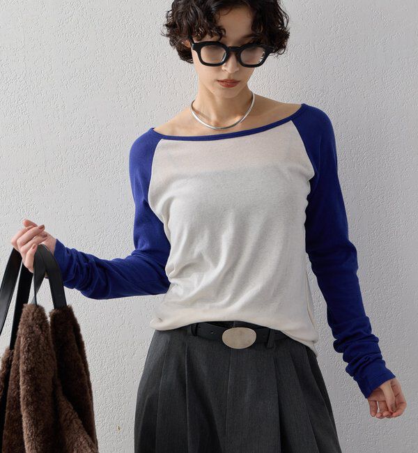  「ラグランカットソー」|Tシャツ・カットソー|