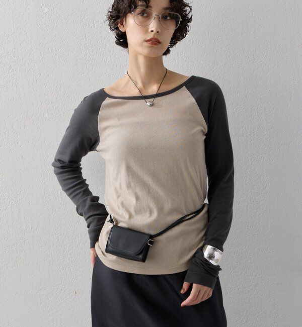  「ラグランカットソー」|Tシャツ・カットソー|ライトグレー