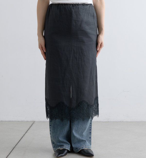  「オーガンジーレーススカート」|スカート|