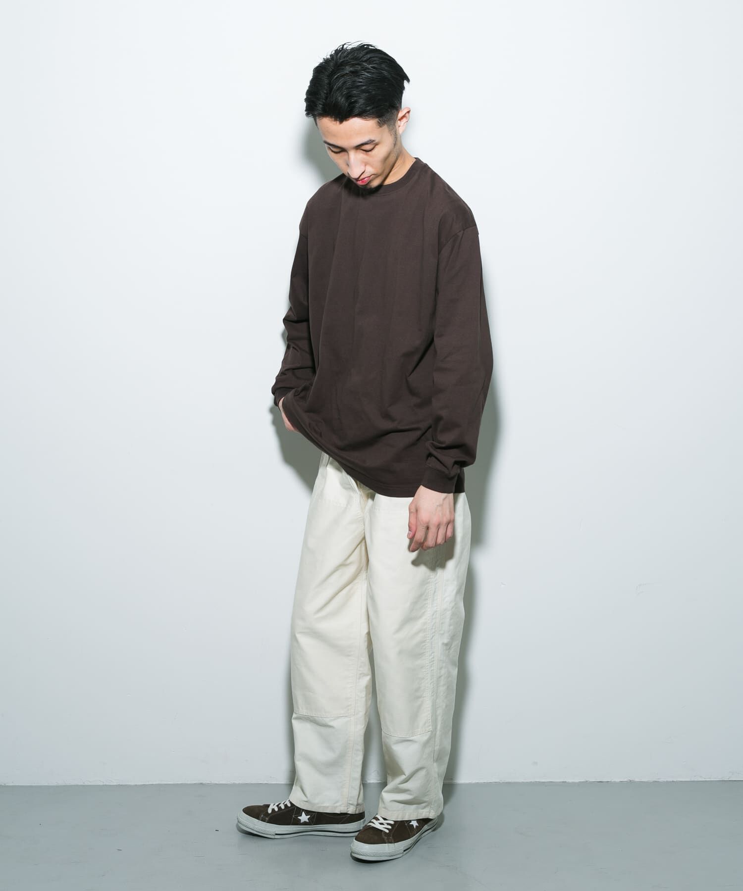 URBAN RESEARCH DOORS「『別注』Hanes&times;DOORS　BEEFY-T-SHIRTS FIT LONG-SLEEVE」|Tシャツ・カットソー|