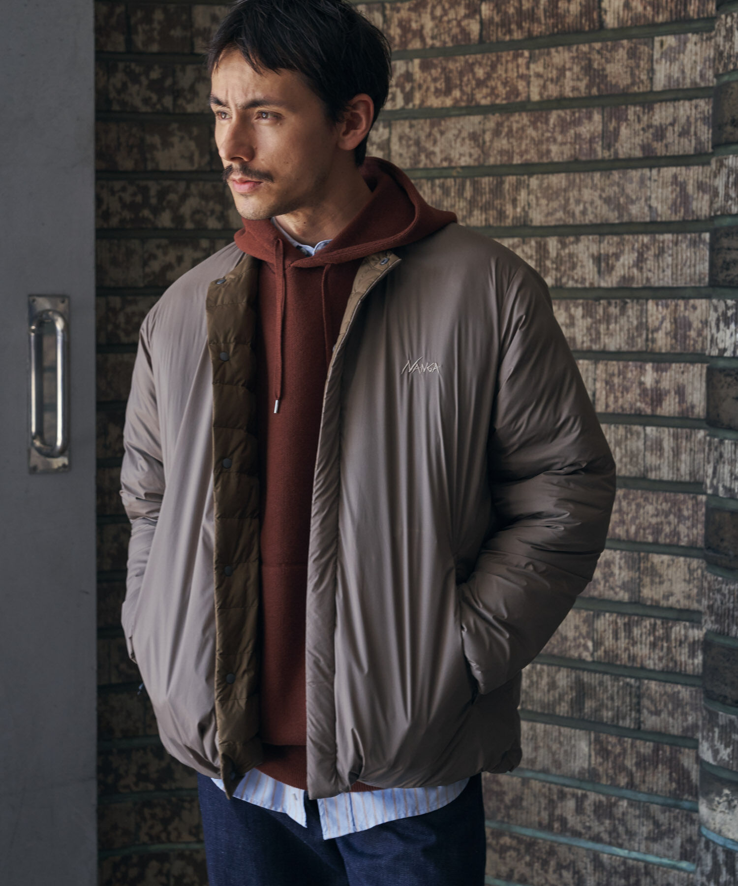 URBAN RESEARCH DOORS「『別注』NANGA&times;DOORS　REVERSIBLE DOWN JACKET」|ダウン|
