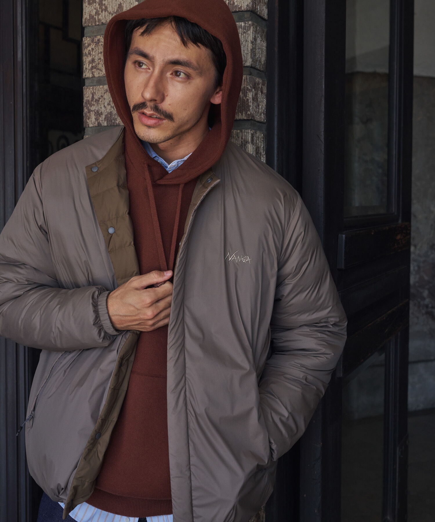 URBAN RESEARCH DOORS「『別注』NANGA&times;DOORS　REVERSIBLE DOWN JACKET」|ダウン|