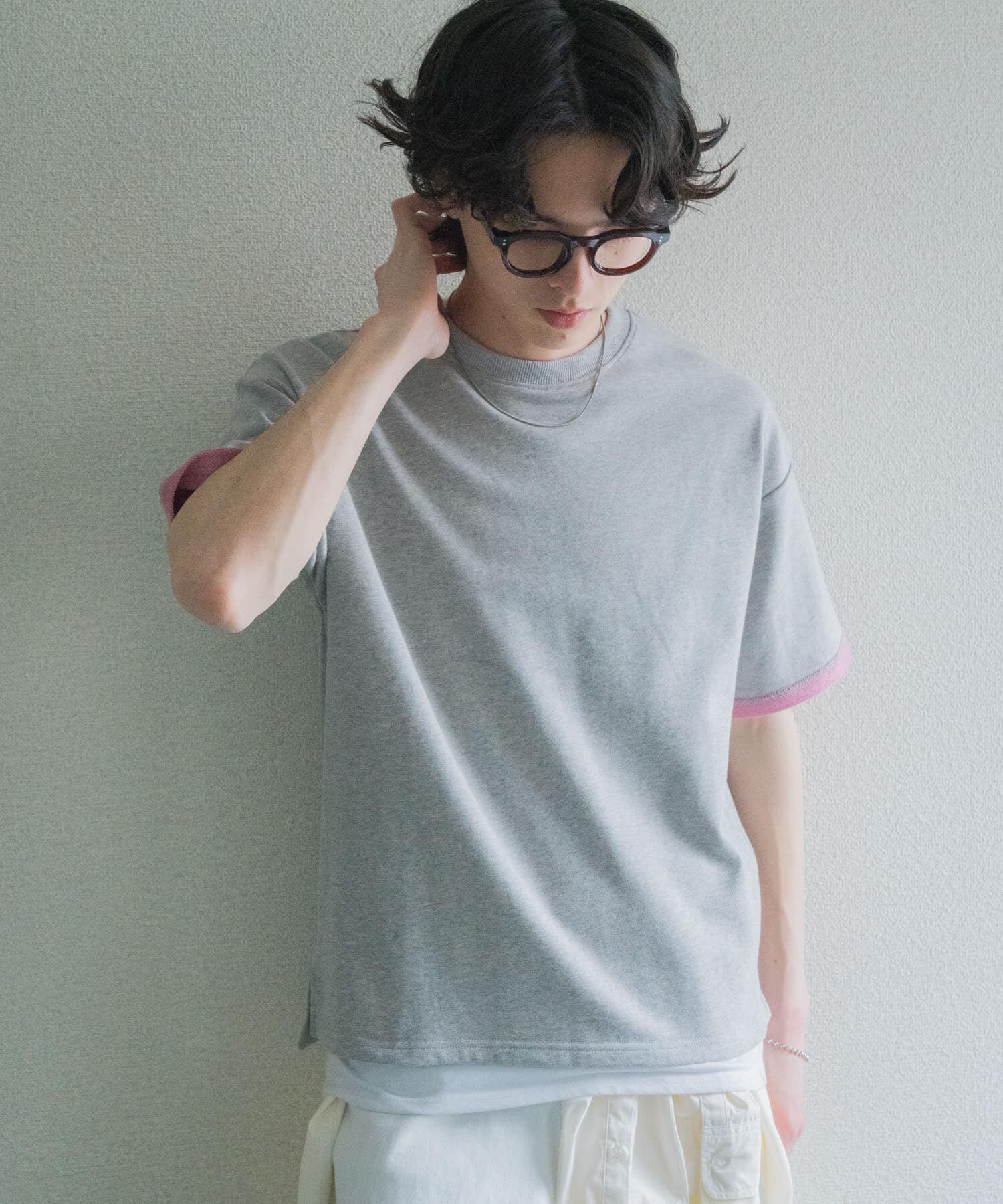 SENSE OF PLACE by URBAN RESEARCH「ダブルフェイス裏毛ショートスリーブTシャツ」|Tシャツ・カットソー|