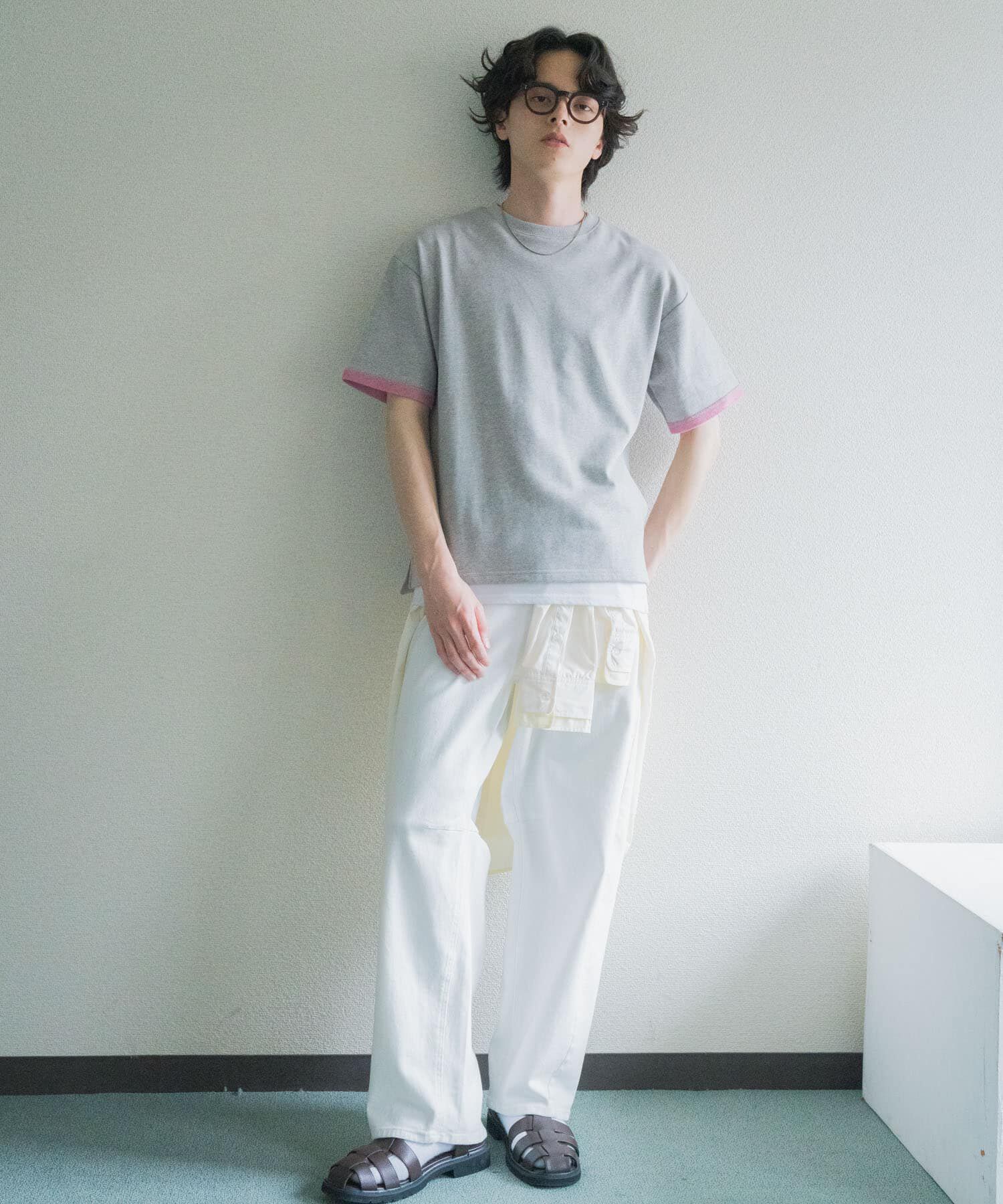 SENSE OF PLACE by URBAN RESEARCH「ダブルフェイス裏毛ショートスリーブTシャツ」|Tシャツ・カットソー|