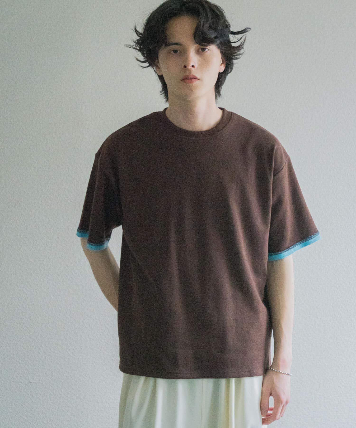 SENSE OF PLACE by URBAN RESEARCH「ダブルフェイス裏毛ショートスリーブTシャツ」|Tシャツ・カットソー|