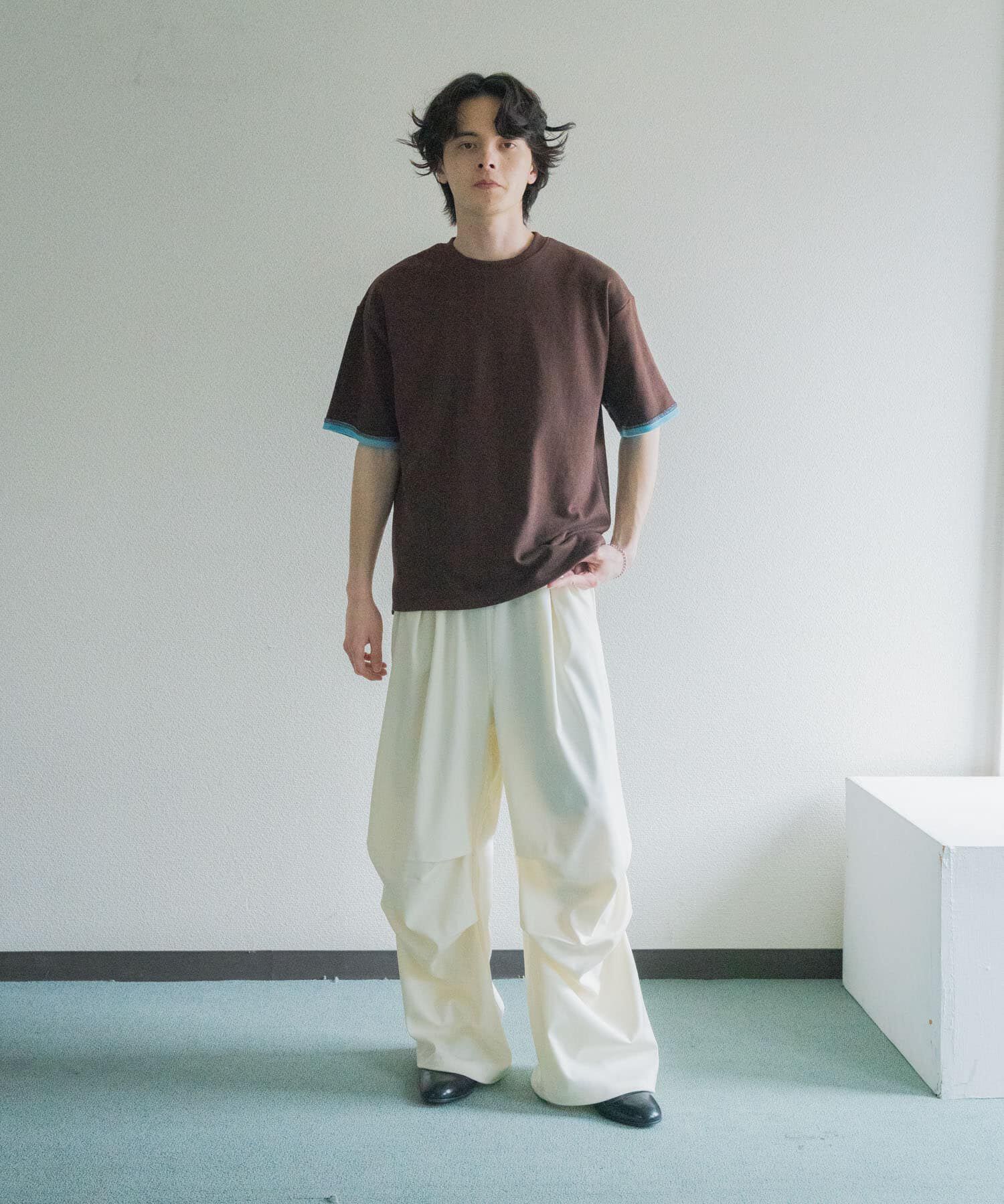 SENSE OF PLACE by URBAN RESEARCH「ダブルフェイス裏毛ショートスリーブTシャツ」|Tシャツ・カットソー|