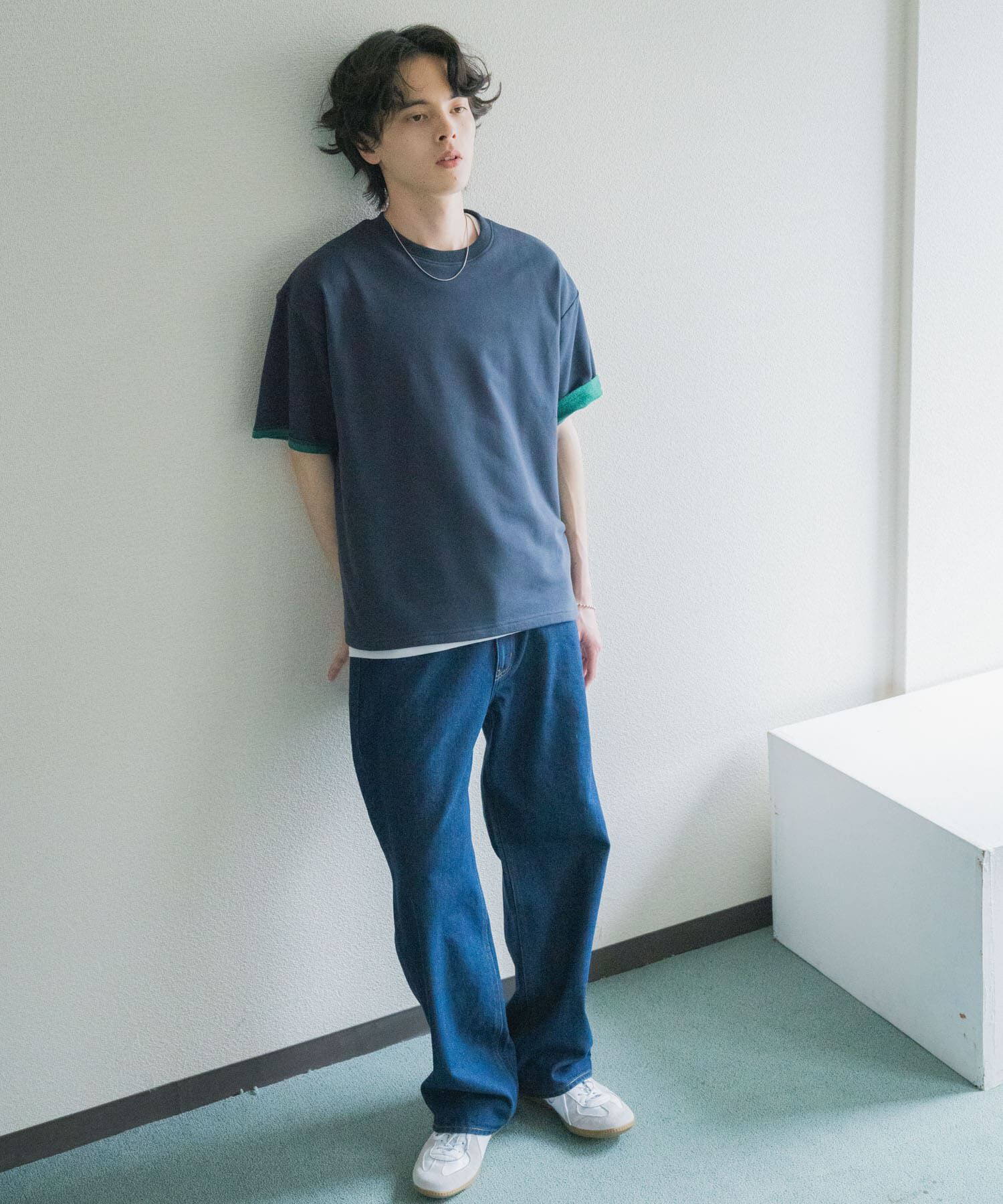 SENSE OF PLACE by URBAN RESEARCH「ダブルフェイス裏毛ショートスリーブTシャツ」|Tシャツ・カットソー|
