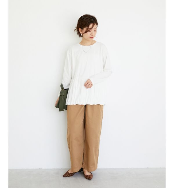  「《WEB・一部店舗限定》AL裾バルーンカットソー」|Tシャツ・カットソー|